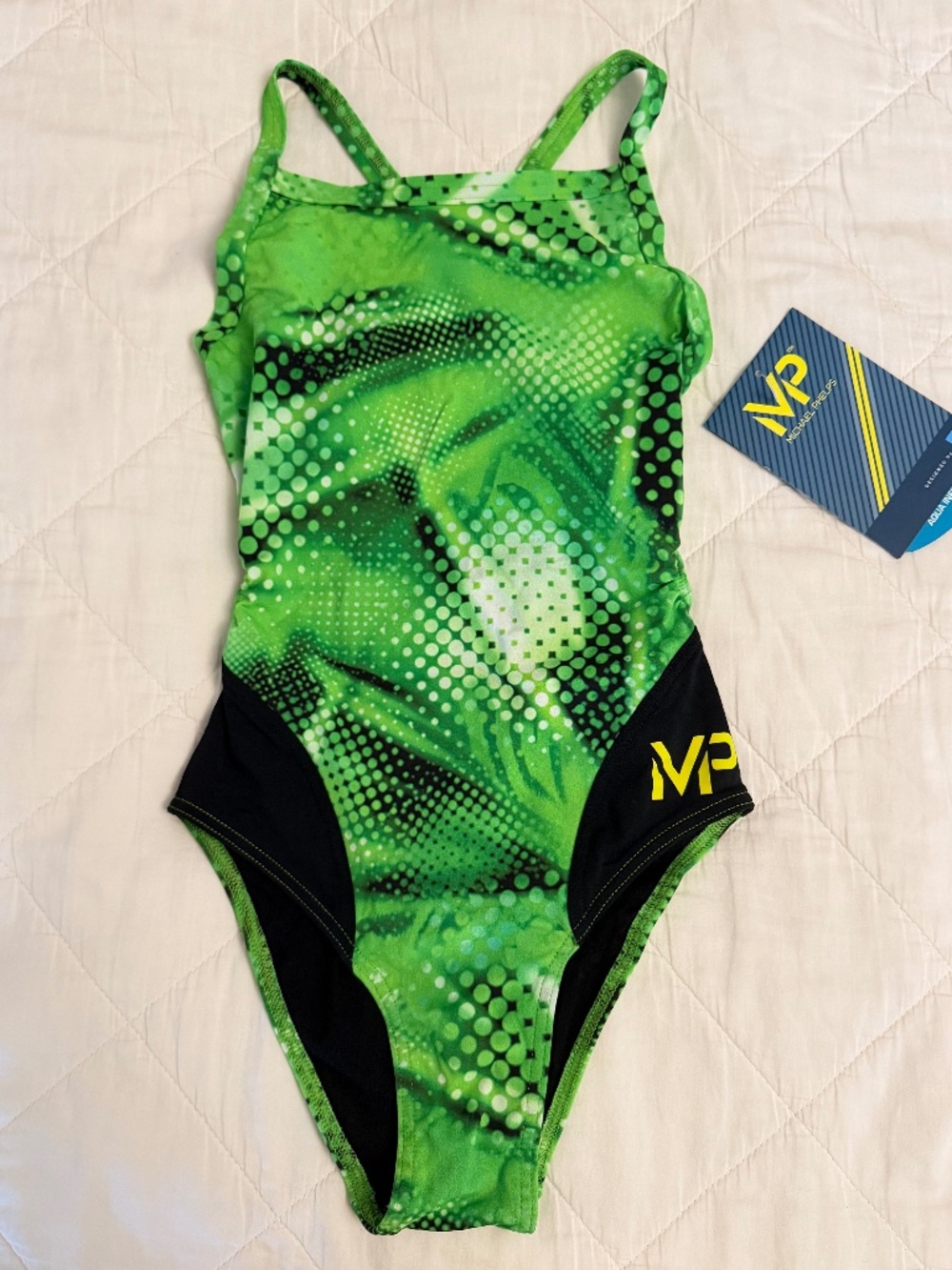 MP Michael Phelps by Aqua Sphere girls size 26 training swimsuit